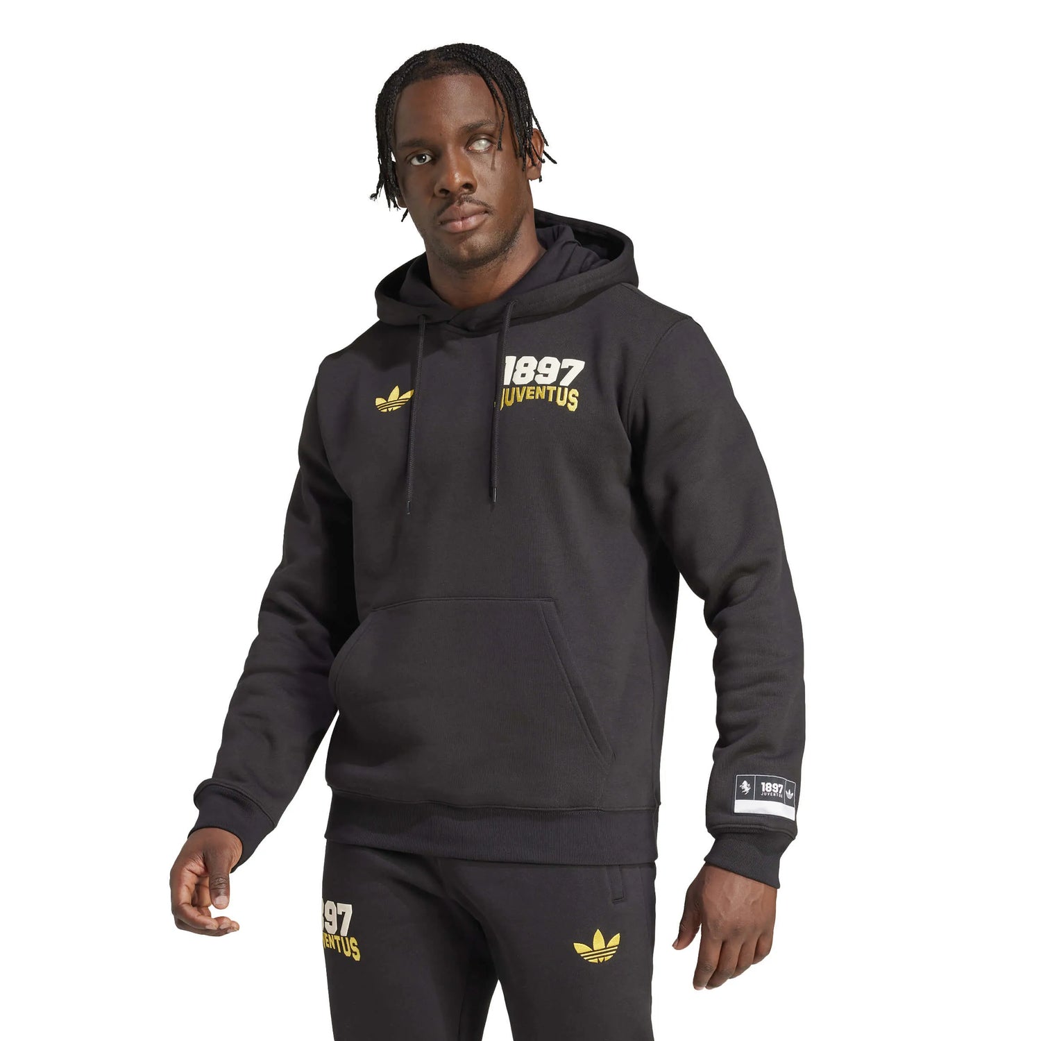 adidas 2024-25 Juventus Men's VRCT Hoodie (Model - Front)