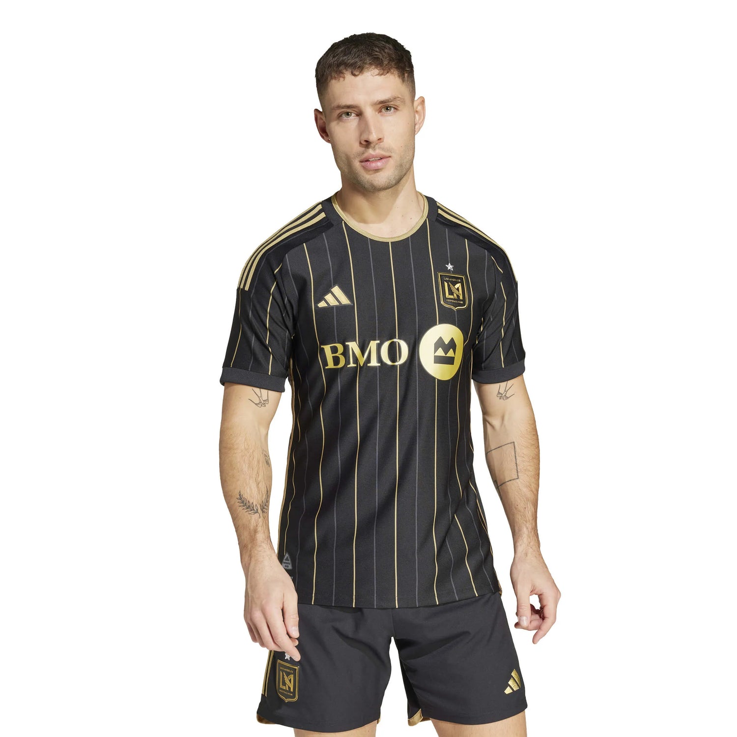 adidas 2024-25 LAFC Men's Authentic Home Jersey (Model - Front)