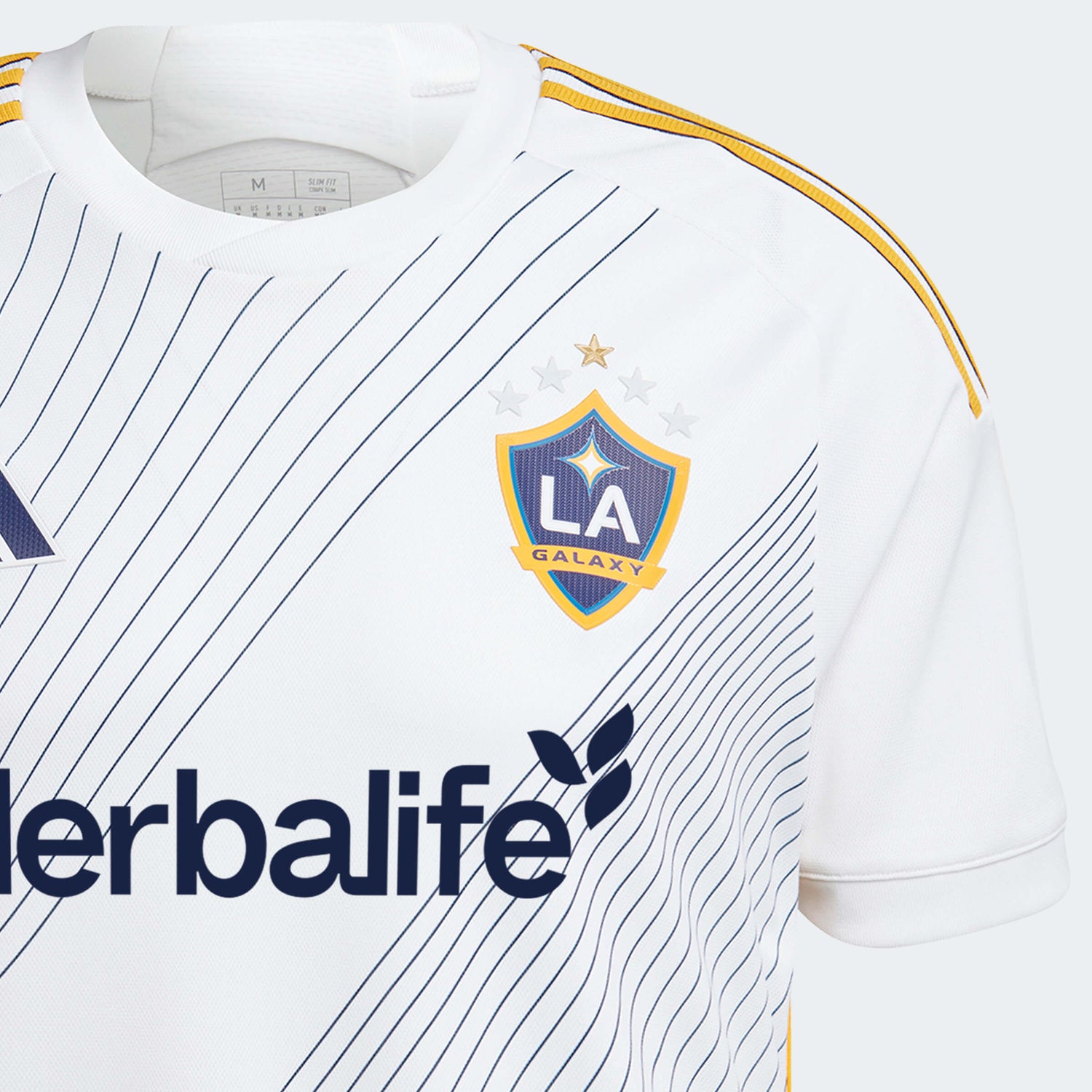 adidas 2024-25 LA Galaxy Men's Authentic Home Jersey