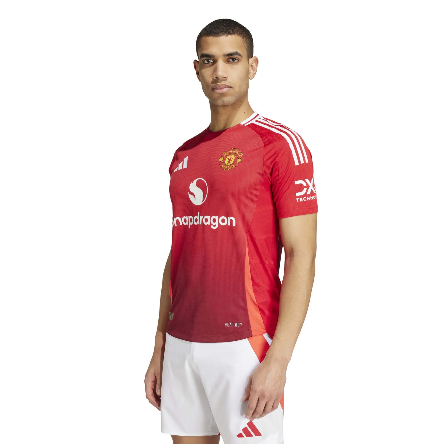 adidas 2024-25 Manchester United Men's Authentic Home Jersey (Model - Front)