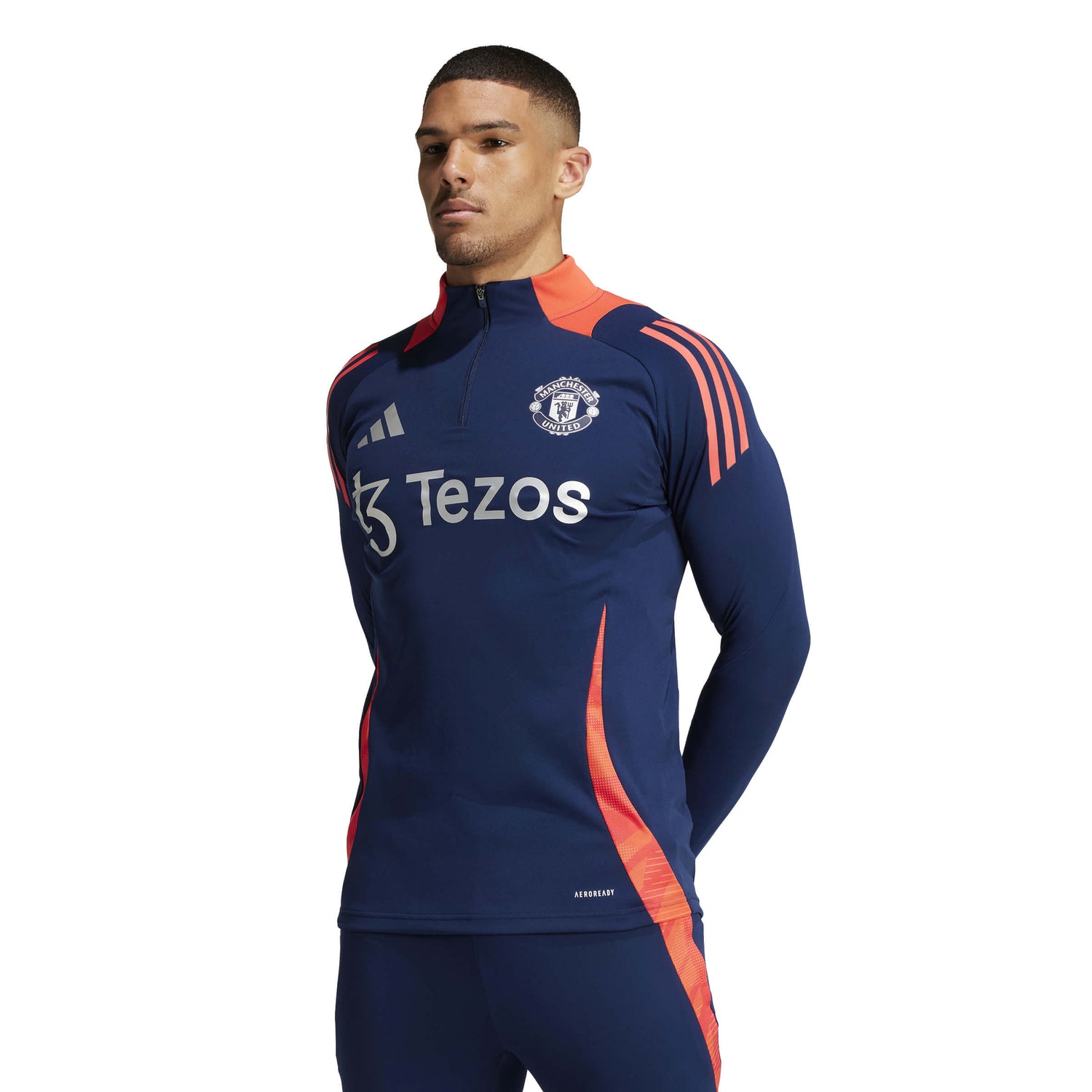 adidas 2024-25 Manchester United Men's Training Top (Model - Front)