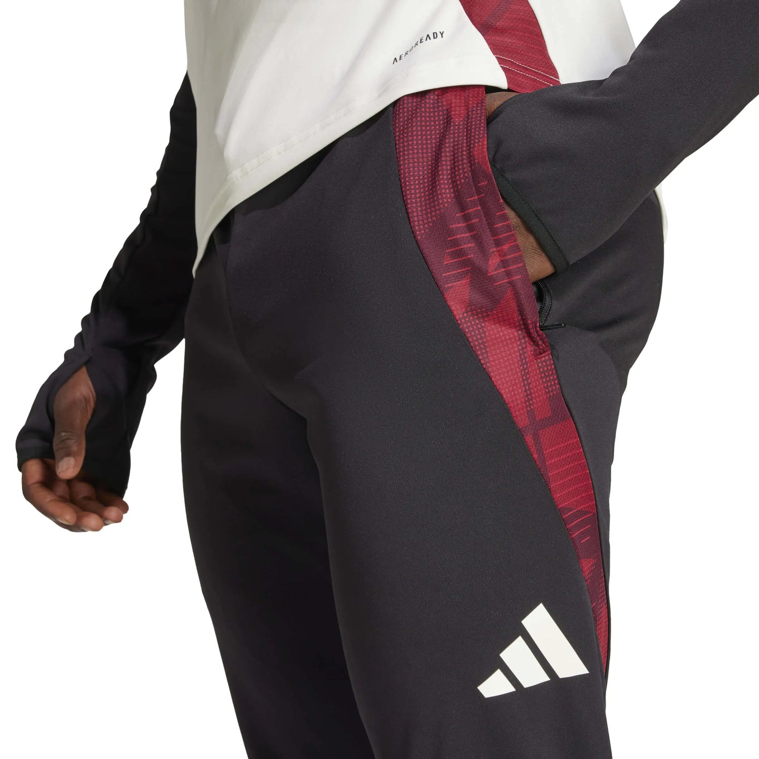 adidas 2024-25 Manchester United Mens Track Pants (Detail 1)