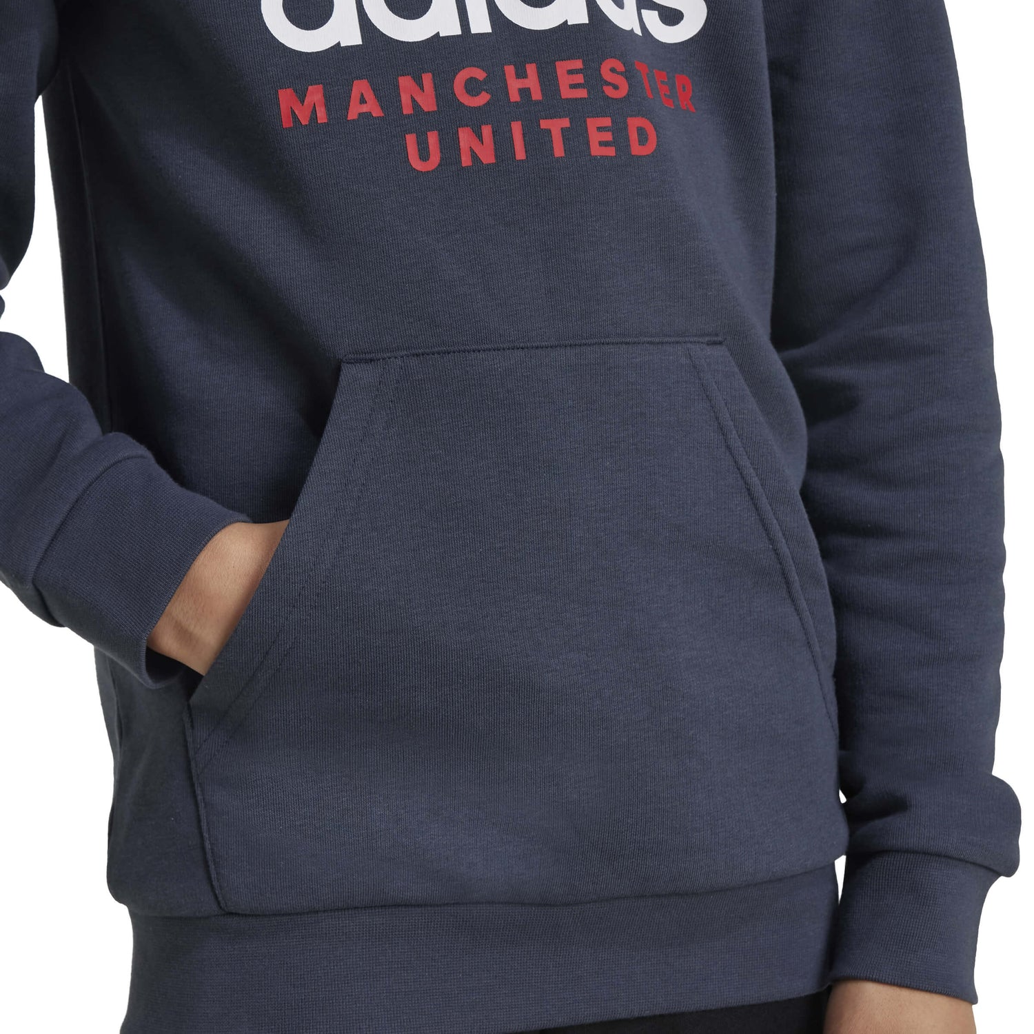 adidas 2024-25 Manchester United Youth Hoodie (Detail 2)