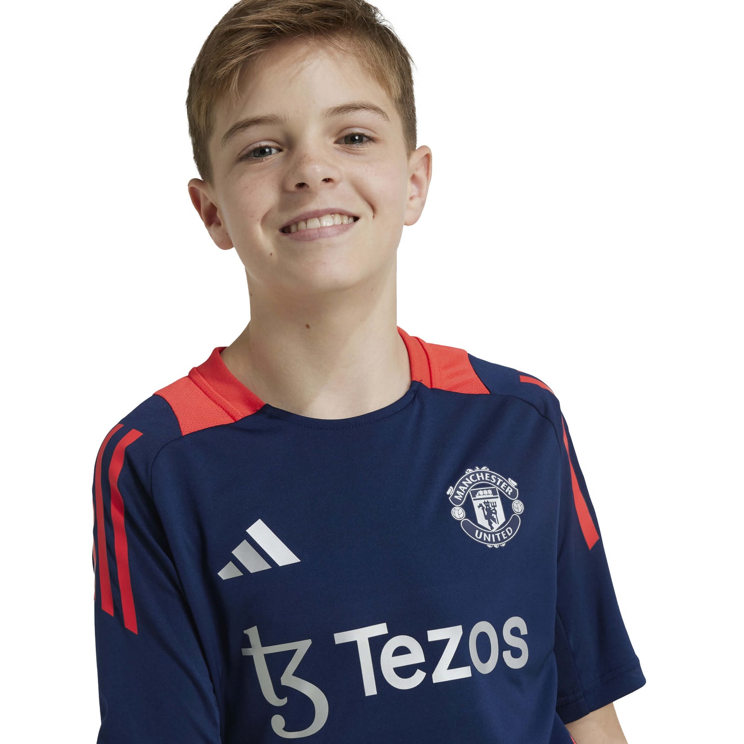 adidas 2024-25 Manchester United Youth Training Jersey (Detail 1)