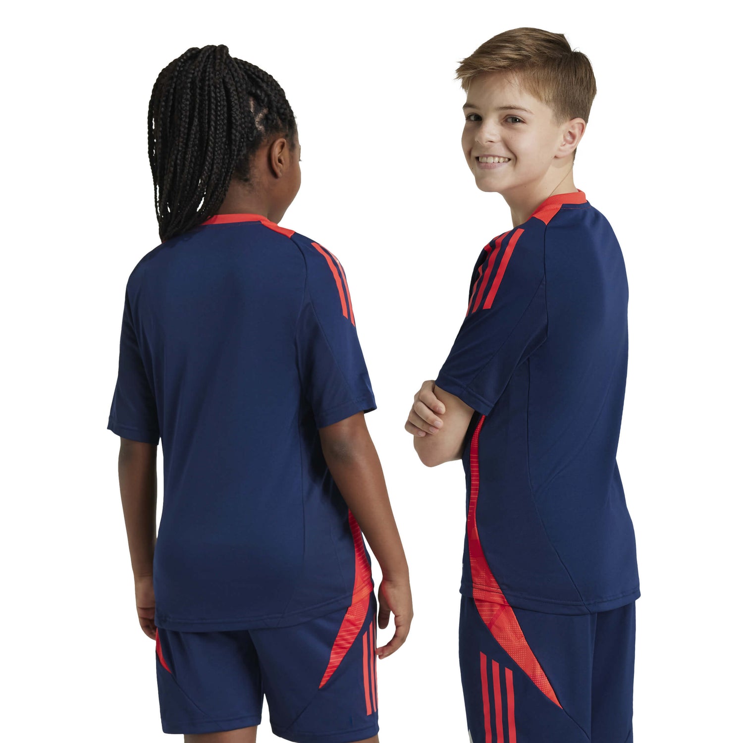 adidas 2024-25 Manchester United Youth Training Jersey (Models - Back)