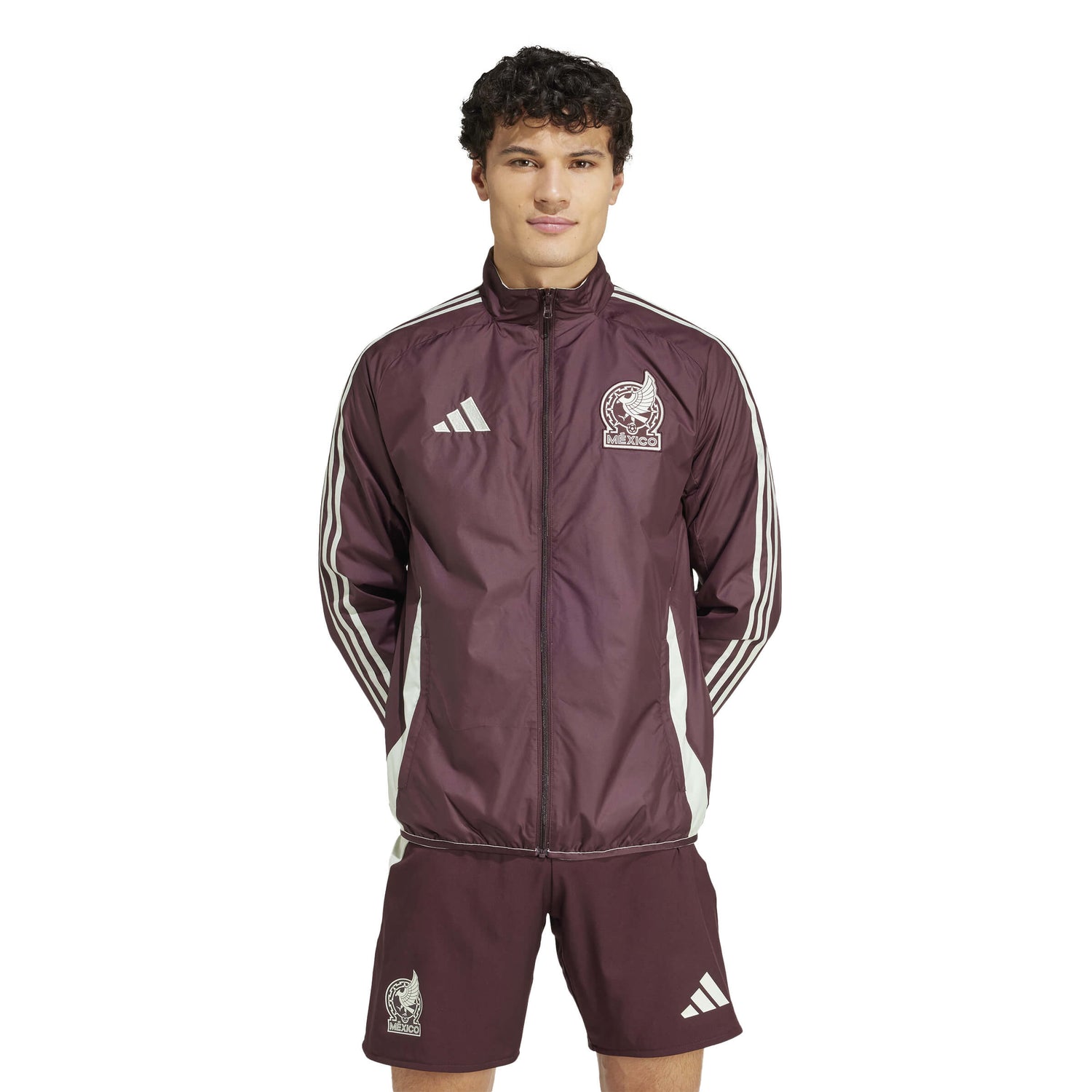 adidas 2024-25 Mexico Men's Anthem Jacket (Model - Front)