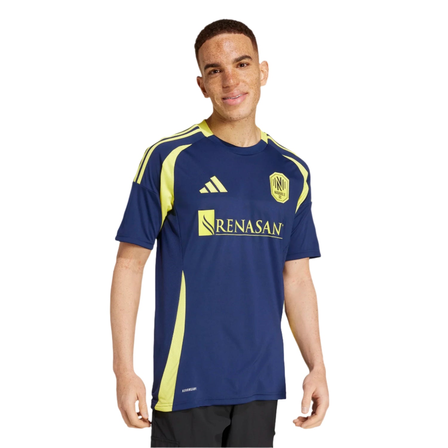 adidas 2024-25 Nashville SC Men's Stadium Away Jersey (Model - Side)