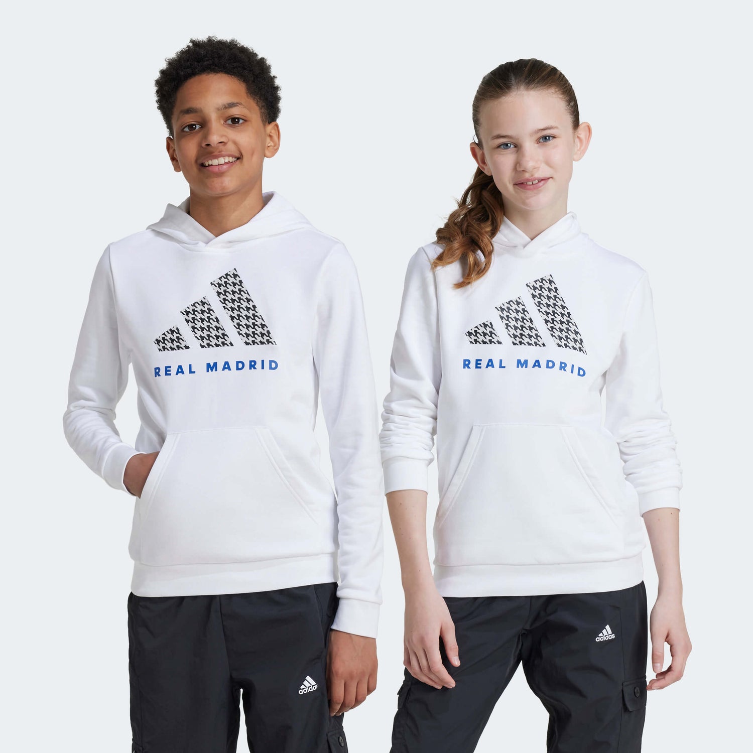 adidas 2024-25 Real Madrid Youth Hoodie (Models - Front)