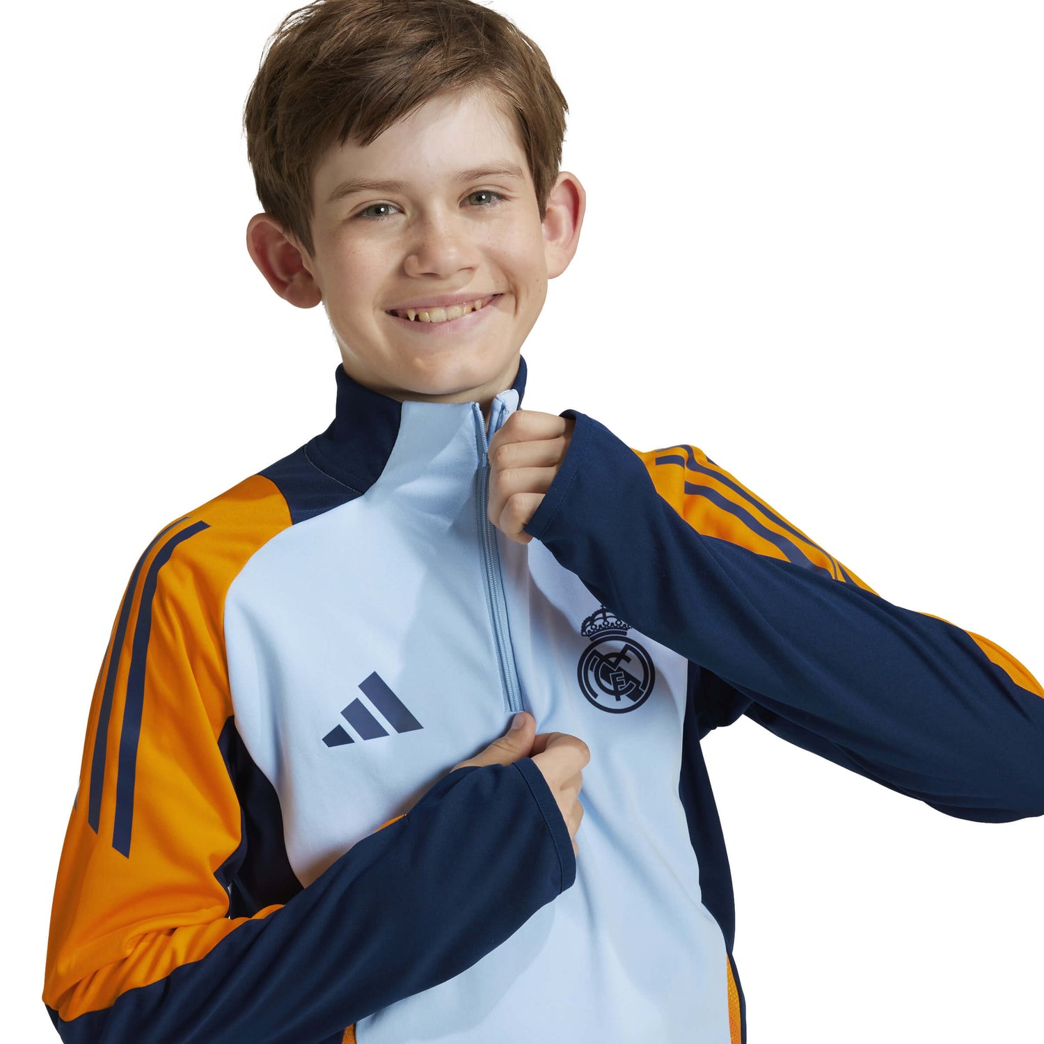 adidas 2024-25 Real Madrid Youth Training Top (Detail 1)