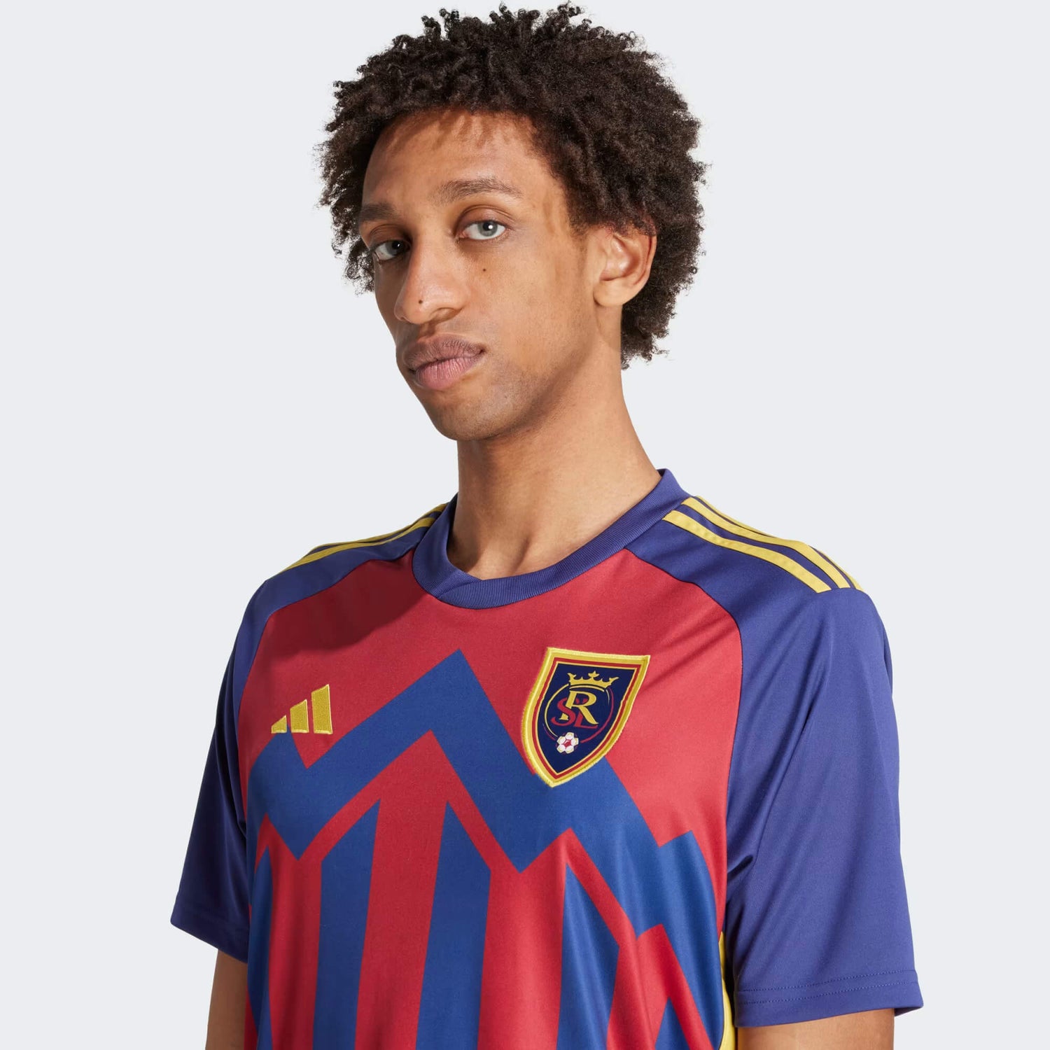 adidas 2024-25 Real Salt Lake Men's Stadium Home Jersey (Detail 1)