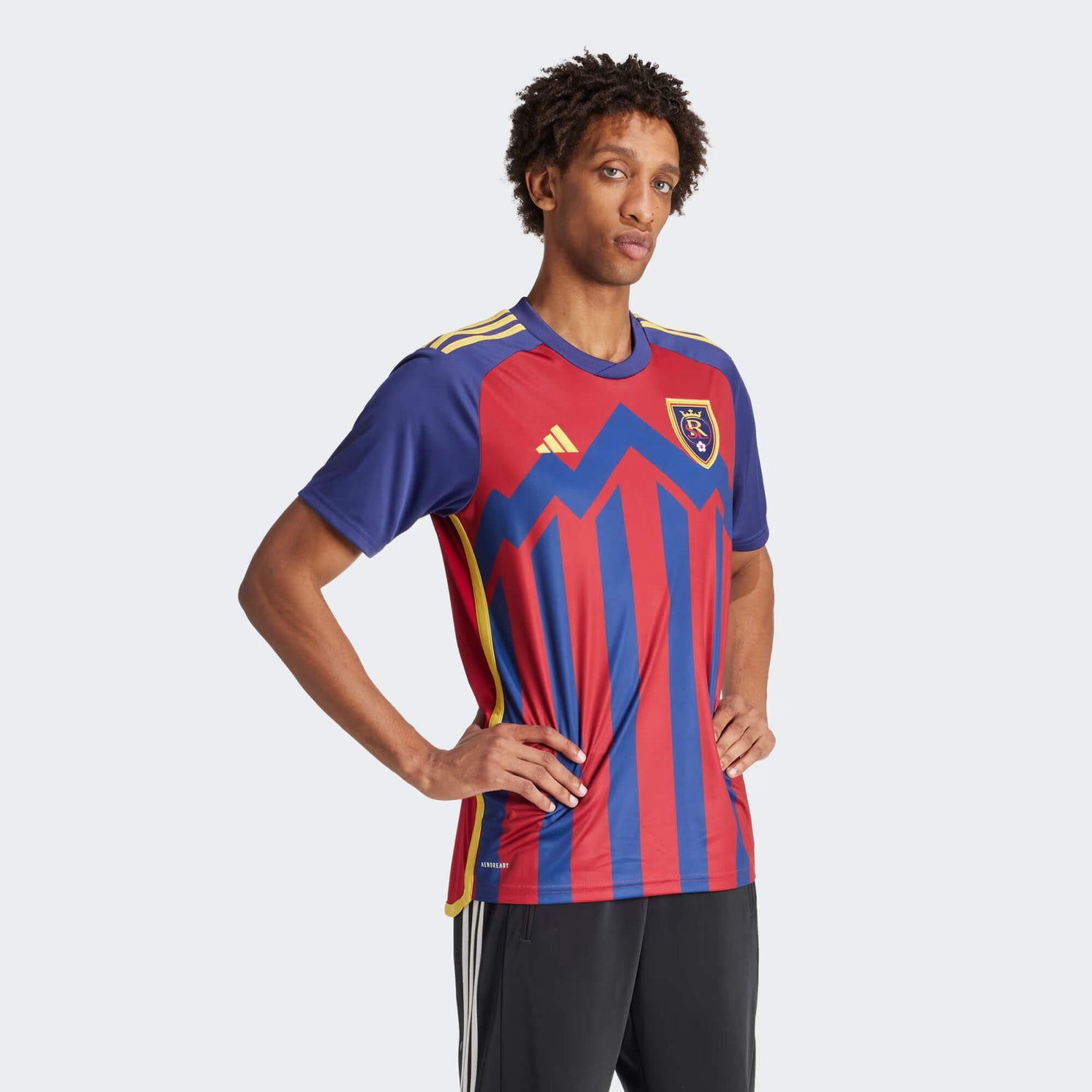 adidas 2024-25 Real Salt Lake Men's Stadium Home Jersey (Model - Front)