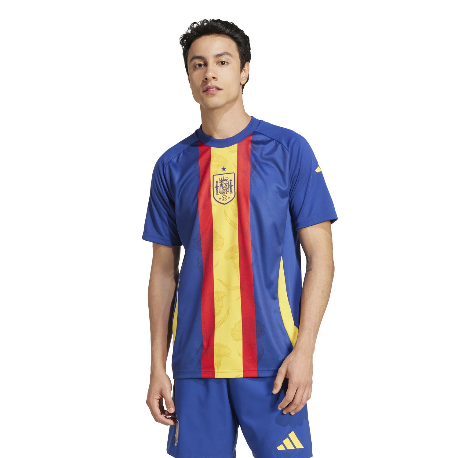 adidas 2024-25 Spain Men's Pre-Match Jersey (Model - Front)