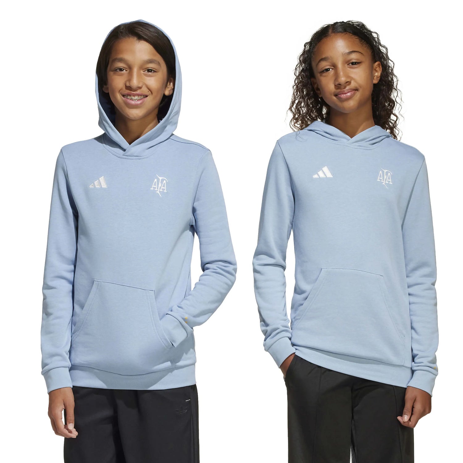 adidas 2025-26 Argentina Youth Anniversary DNA Hoodie (Models - Back)