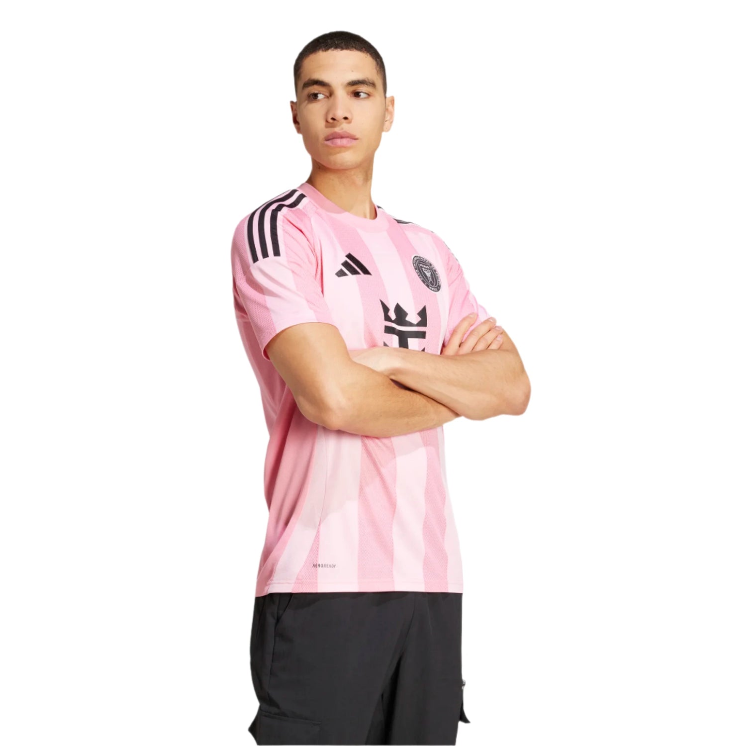 adidas 2025-26 Inter Miami Men's Stadium Home Jersey (Model - Side)