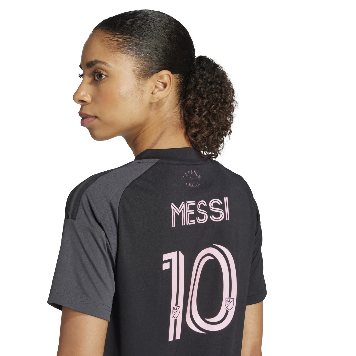 adidas 2025-26 Inter Miami Women's Messi #10 Stadium Away Jersey (Detail 1)