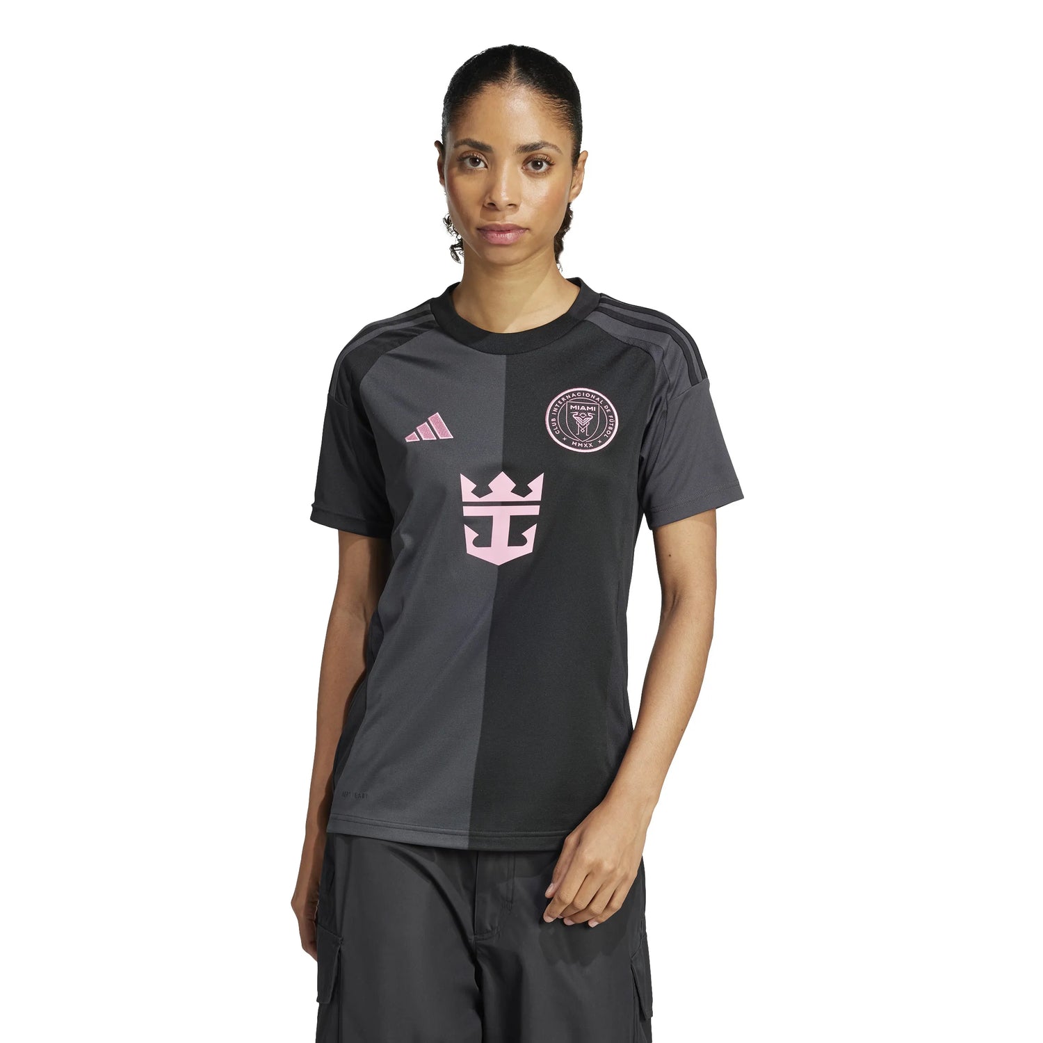 adidas 2025-26 Inter Miami Women's Messi #10 Stadium Away Jersey (Model - Front)