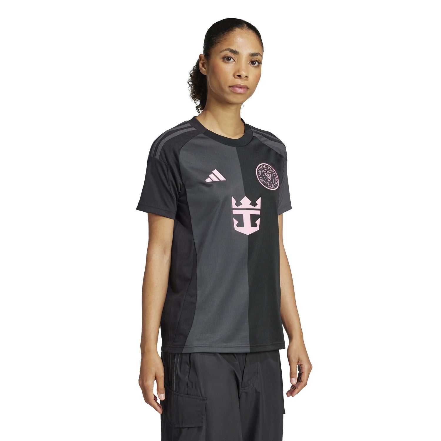 adidas 2025-26 Inter Miami Women's Stadium Away Jersey (Model - Side)