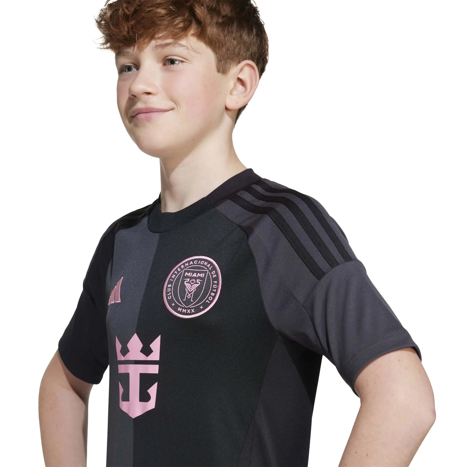 adidas 2025-26 Inter Miami Youth Stadium Away Jersey (Detail 1)