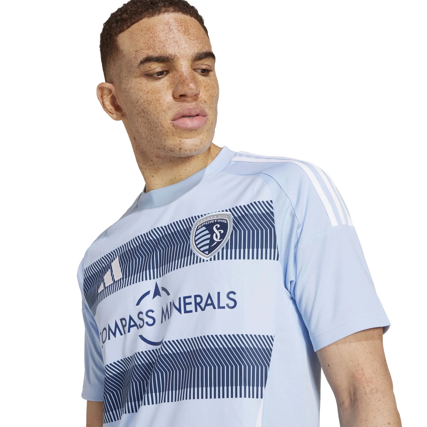 adidas 2025-26 Kansas City Men's Stadium Home Soccer Jersey (Detail 1)