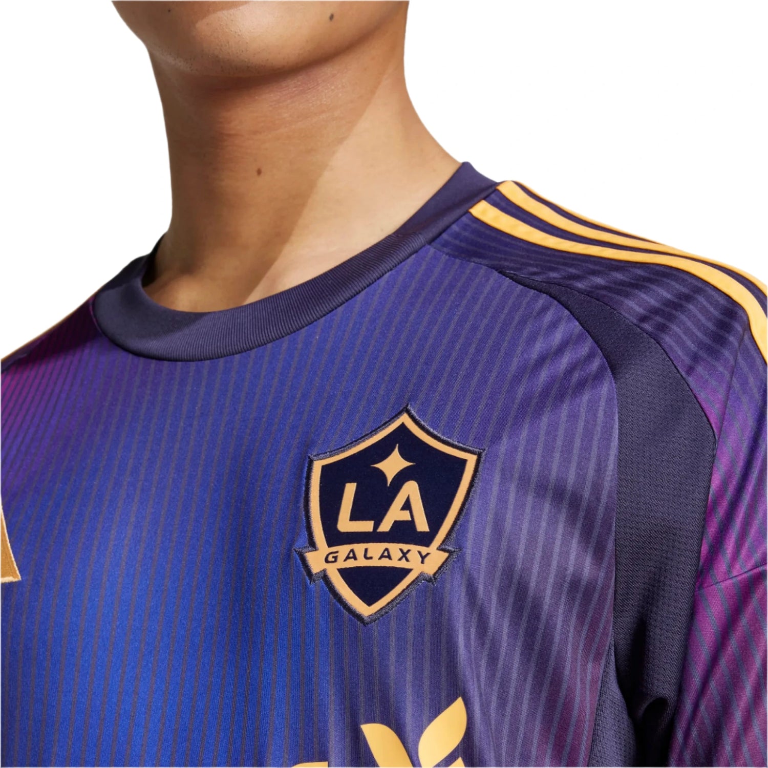 adidas 2025-26 LA Galaxy Men's Stadium Away Jersey (Detail 1)