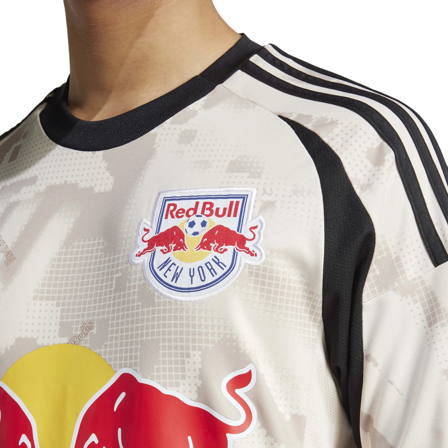 adidas 2025-26 New York Red Bulls Men's Stadium Away Soccer Jersey (Detail 1)