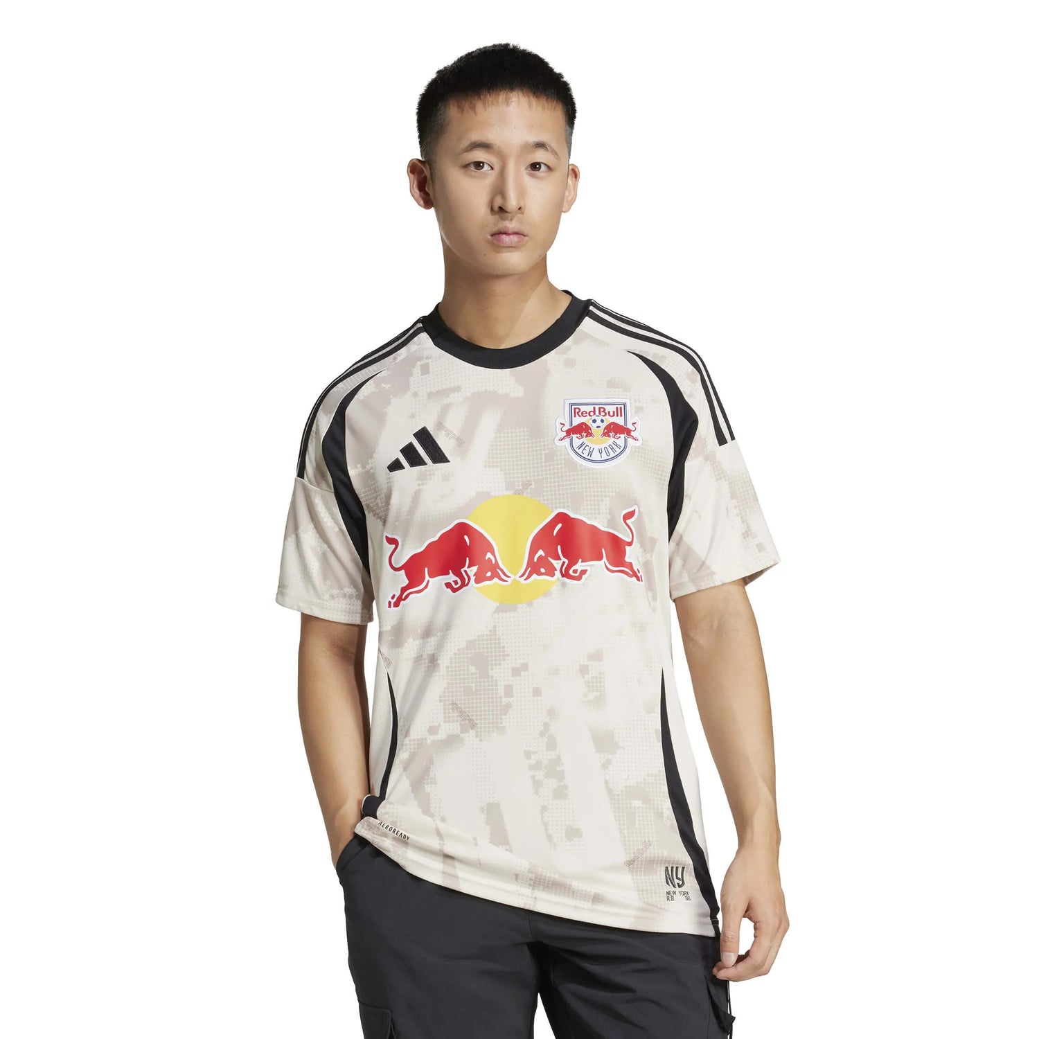 adidas 2025-26 New York Red Bulls Men's Stadium Away Soccer Jersey (Model - Front)