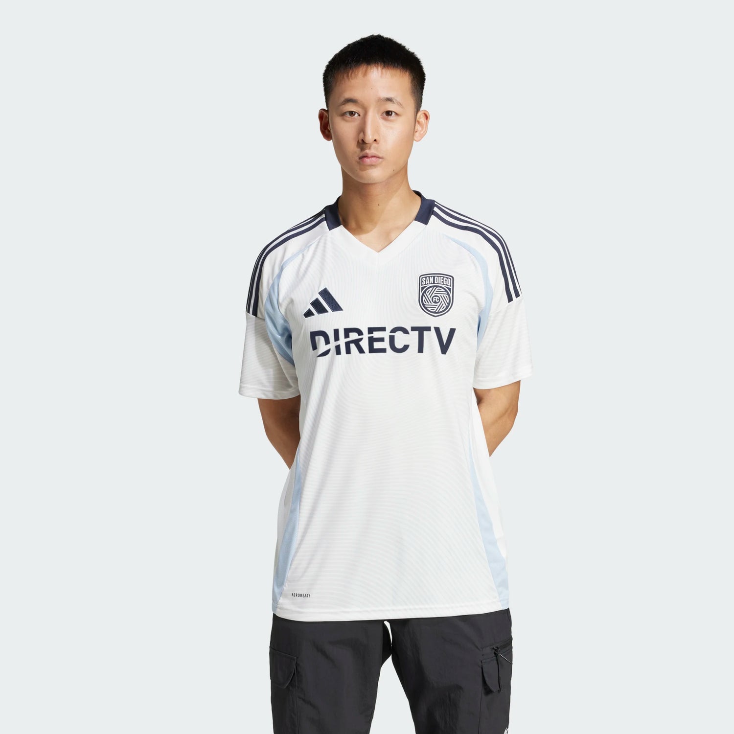 adidas 2025-26 San Diego Men's Stadium Away Soccer Jersey (Model - Front)