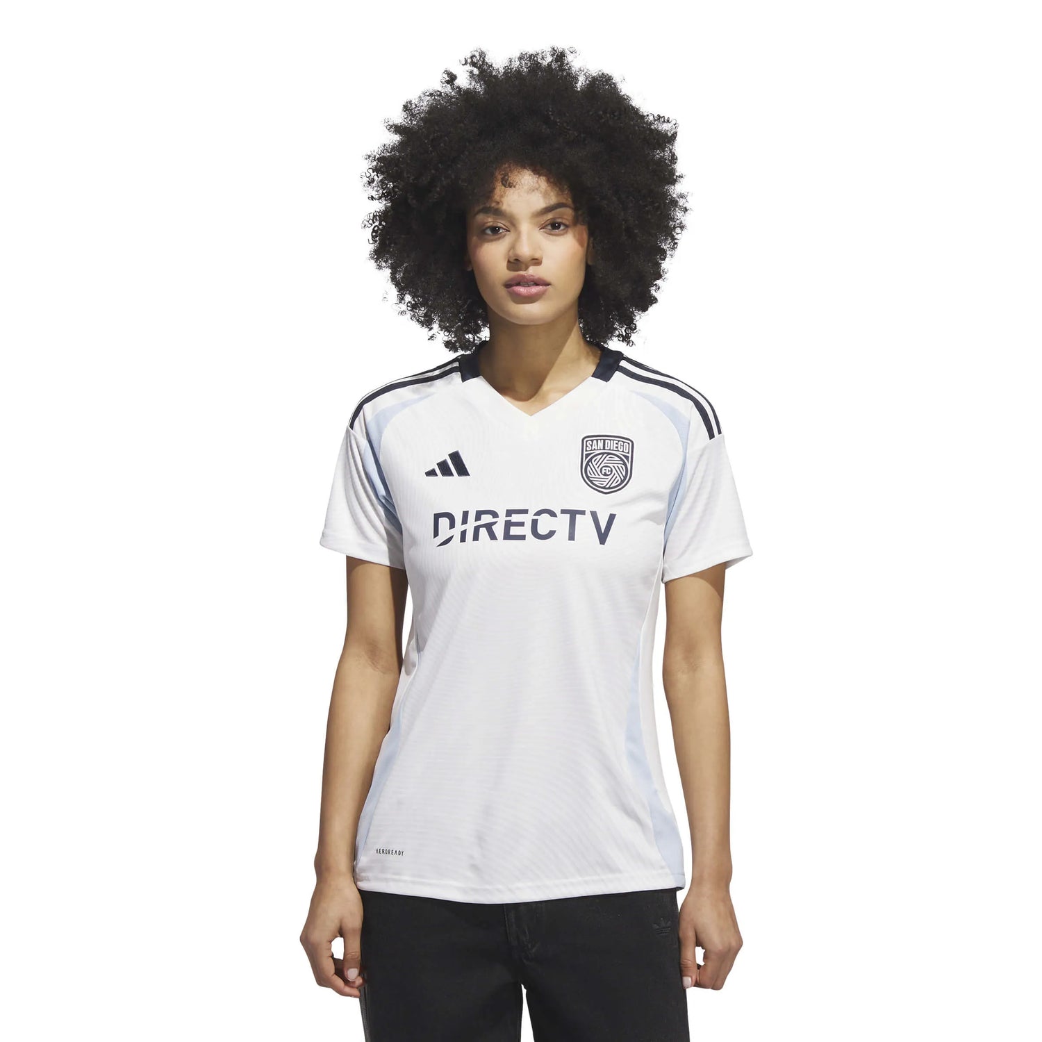 adidas 2025-26 San Diego Women's Stadium Away Soccer Jersey (Model - Front)