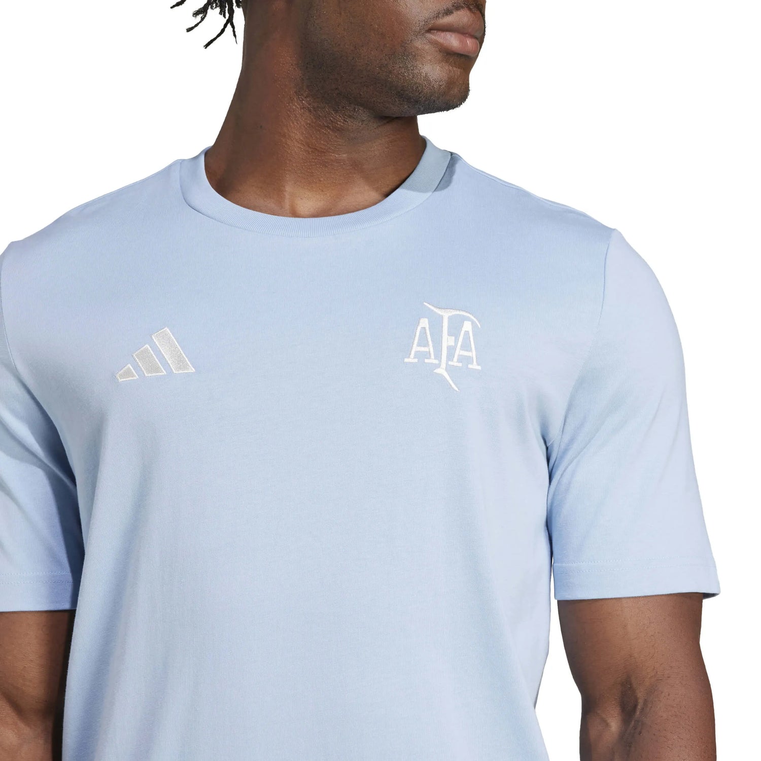 adidas 2025 Argentina Men's 50th Anniversary DNA Tee (Detail 1)