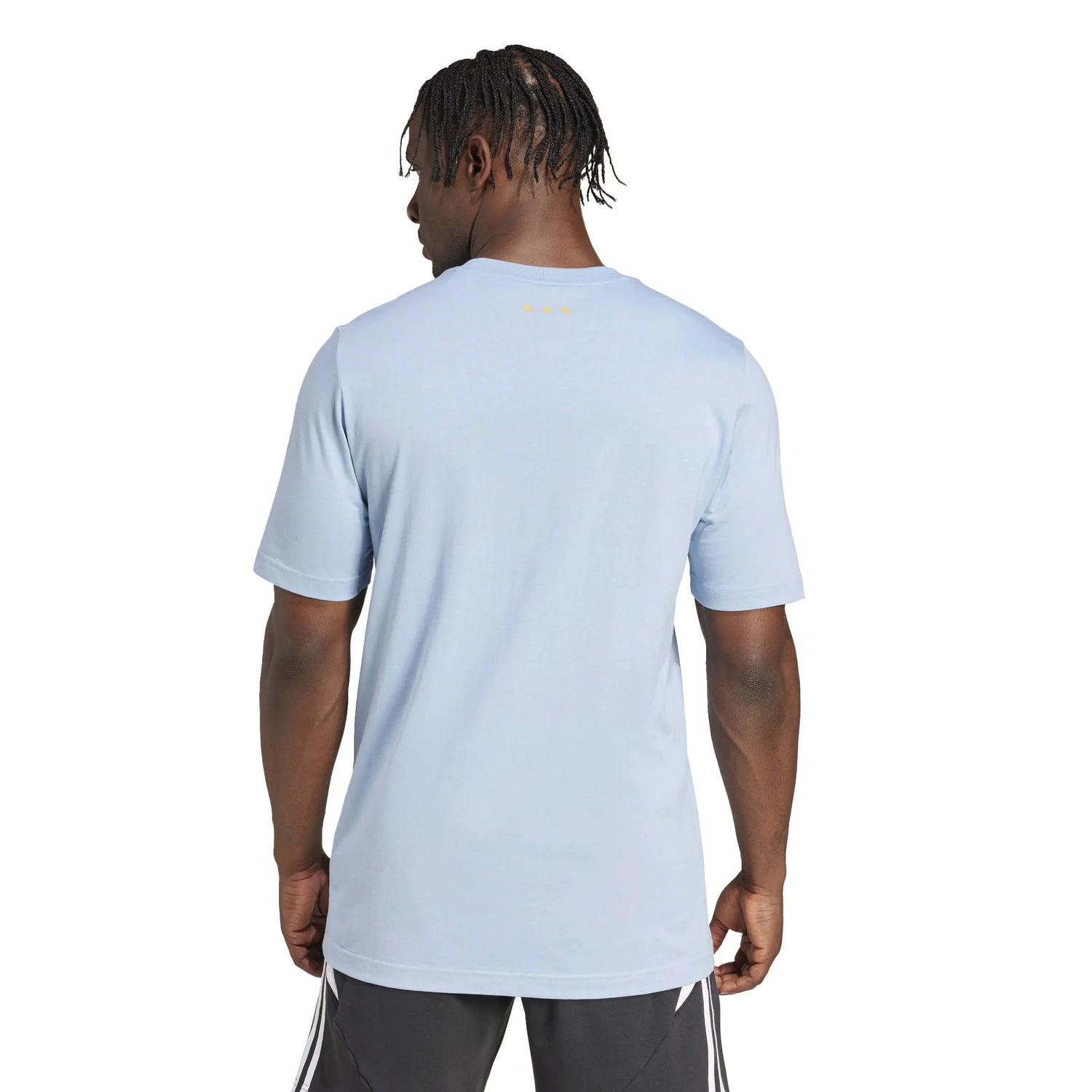 adidas 2025 Argentina Men's 50th Anniversary DNA Tee (Model - Back)