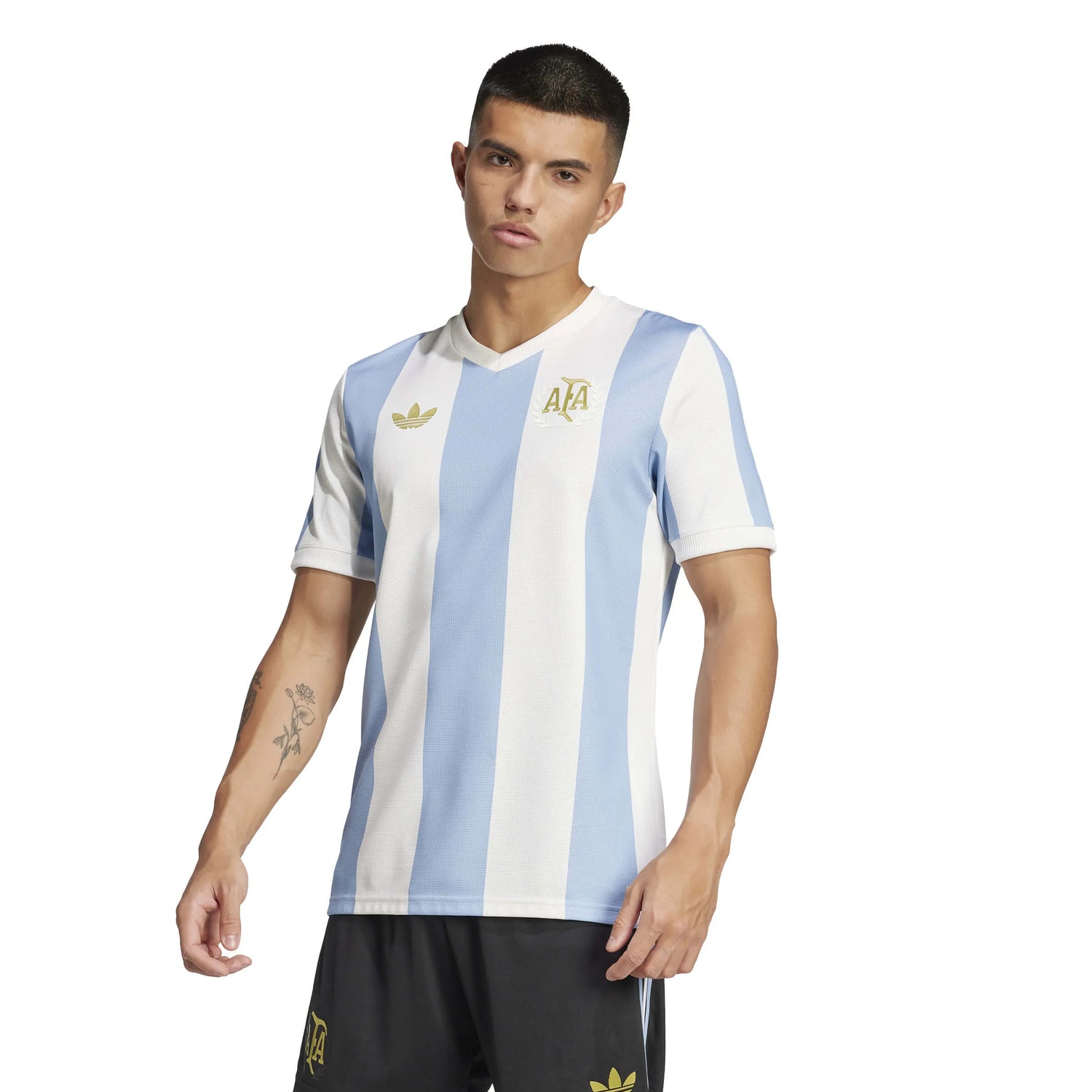 adidas 2025 Argentina Men's 50th Anniversary Stadium Jersey (Model - Front)