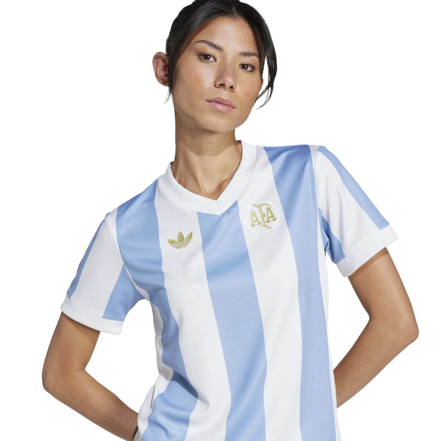 adidas 2025 Argentina Women's 50th Anniversary Stadium Jersey (Detail 1)