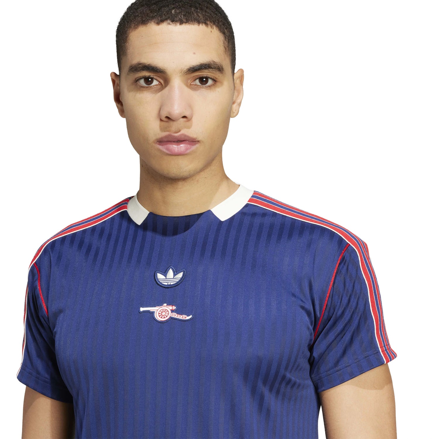 adidas 2025 Arsenal Men's Icon Soccer Jersey (Detail 1)