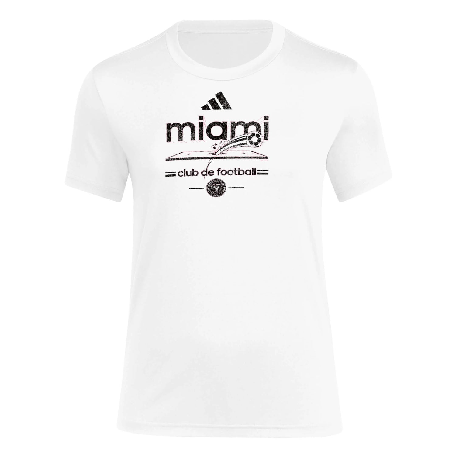 adidas 2025 Inter Miami Women's Pre-Game Tee (Front)