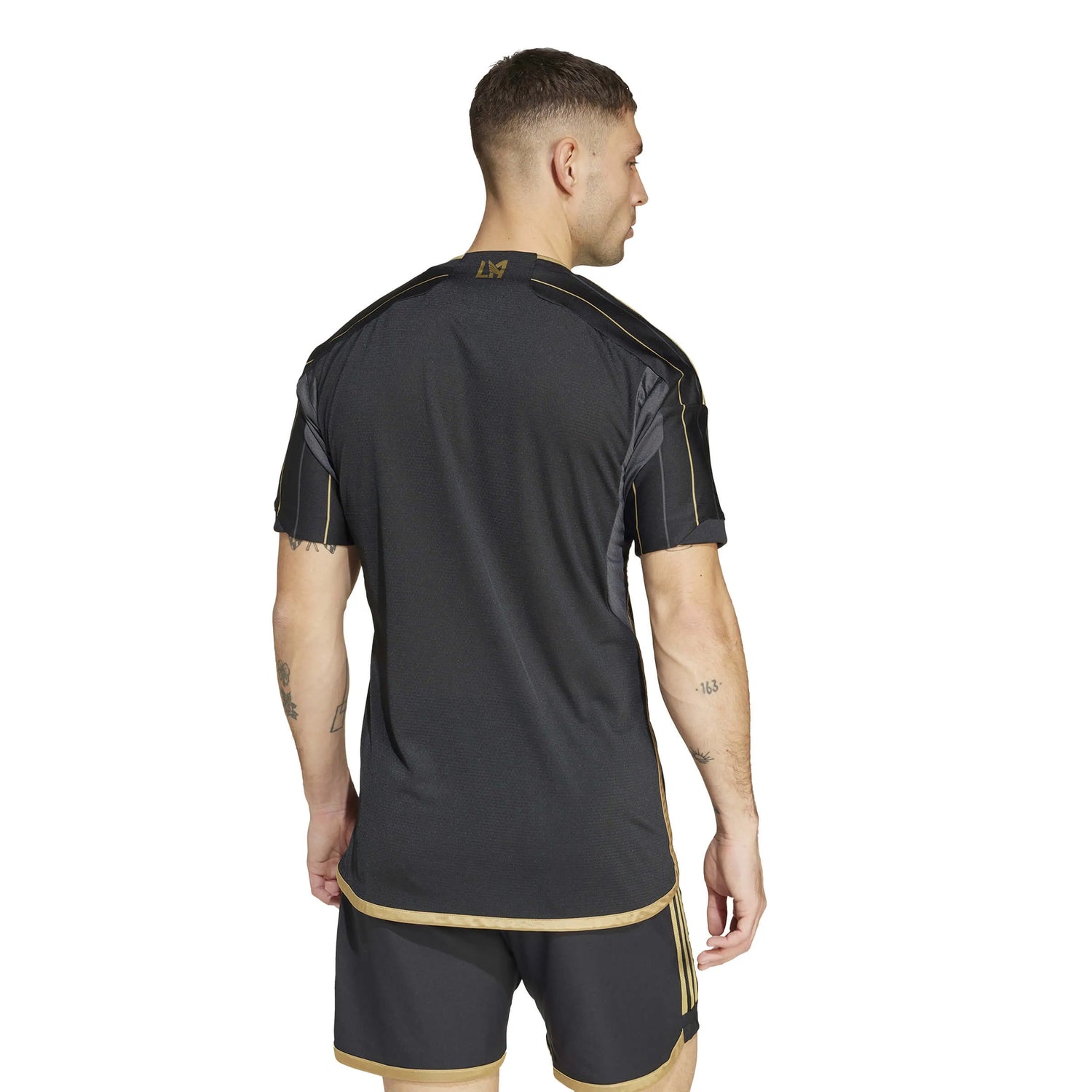 adidas 2025 LAFC Men's Authentic Home Jersey (Model - Back)