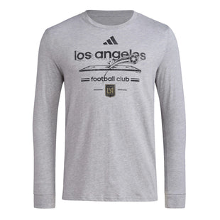 adidas 2025 LAFC Men's Long-Sleeve Pre-Game Tee (Front)