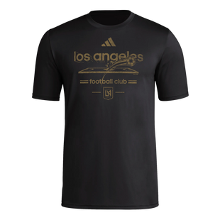 adidas 2025 LAFC Men's SS Pre-Game Tee (Front)