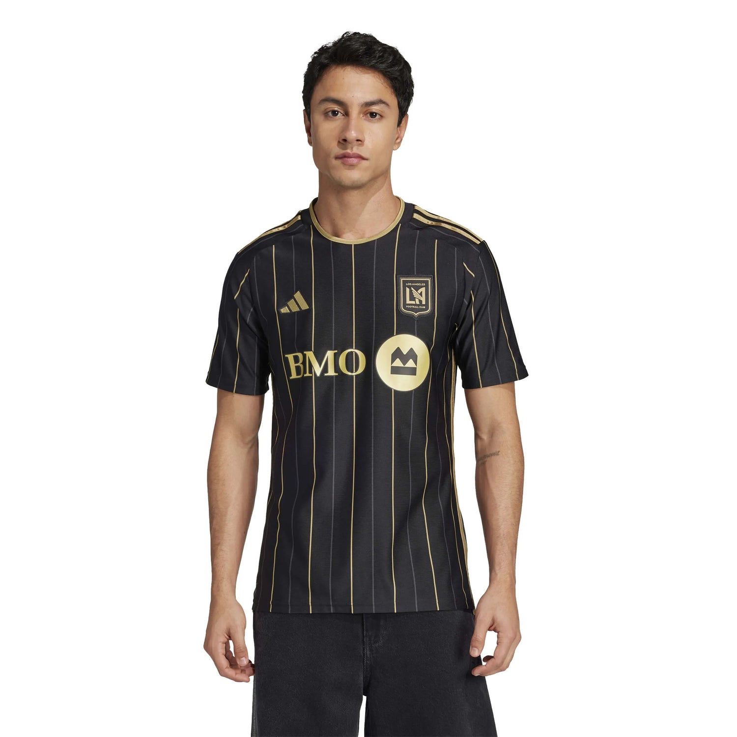 adidas 2025 LAFC Men's Stadium Home Jersey (Model - Front)