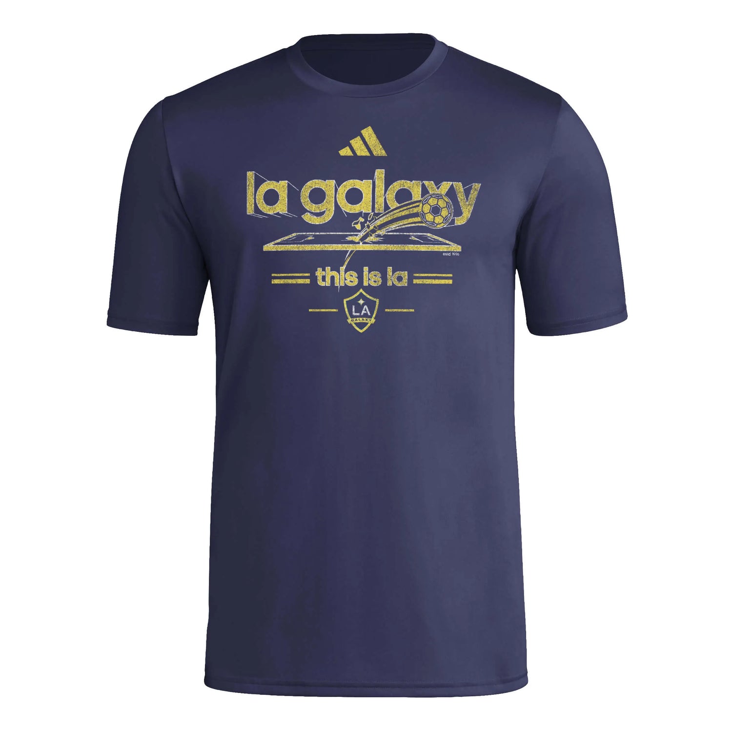 adidas 2025 LA Galaxy Men's Pre-Game Tee (Front)