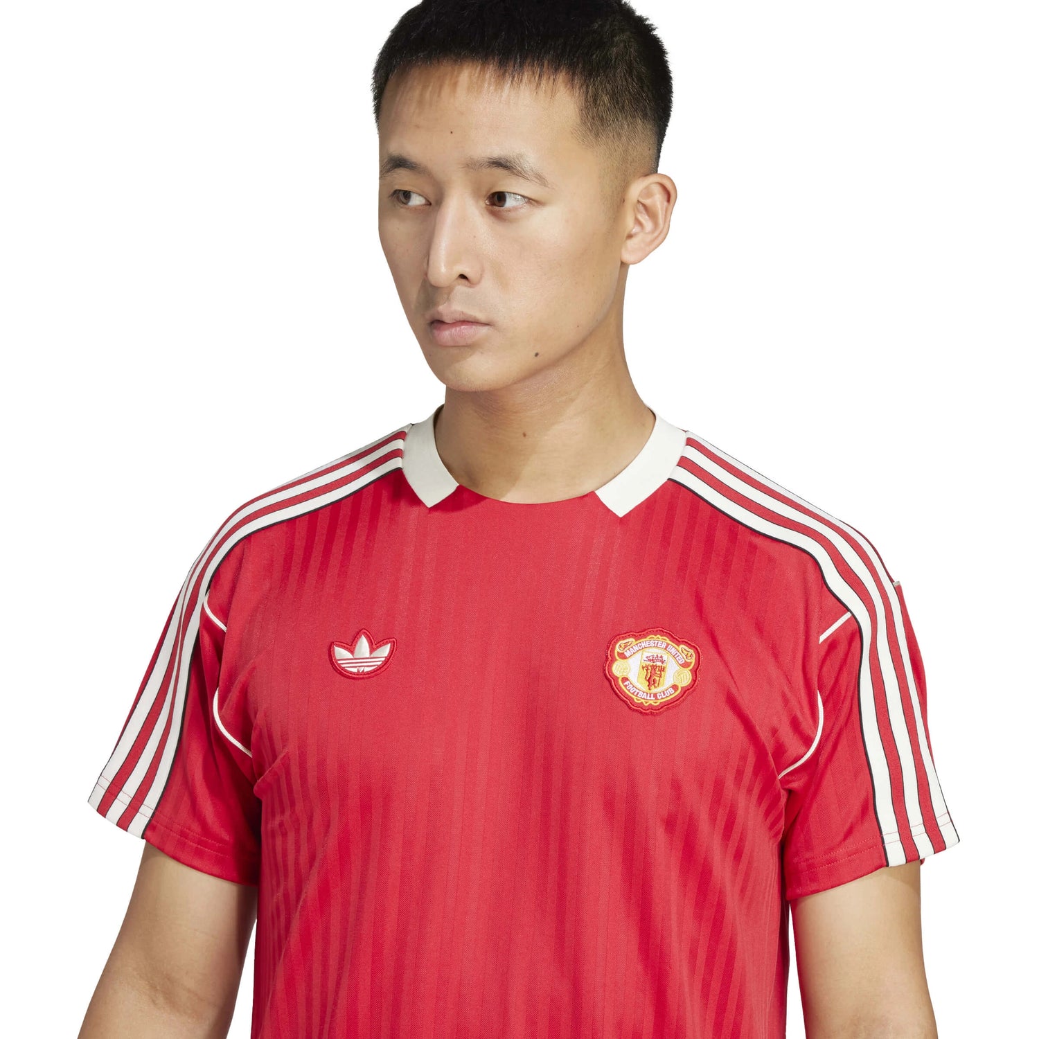 adidas 2025 Men's Manchester United Icon Soccer Jersey (Detail 1)