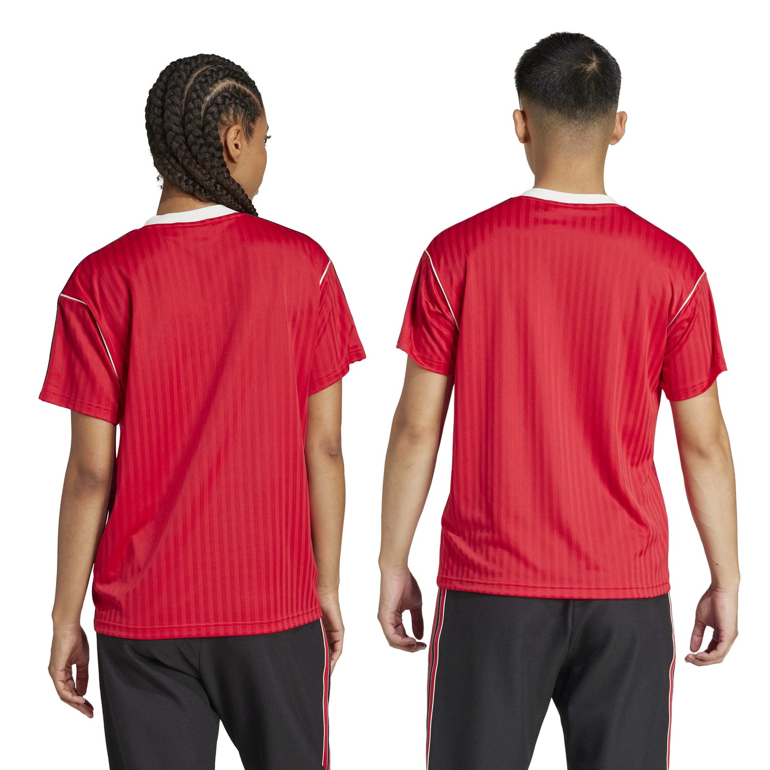 adidas 2025 Men's Manchester United Icon Soccer Jersey (Models - Back)