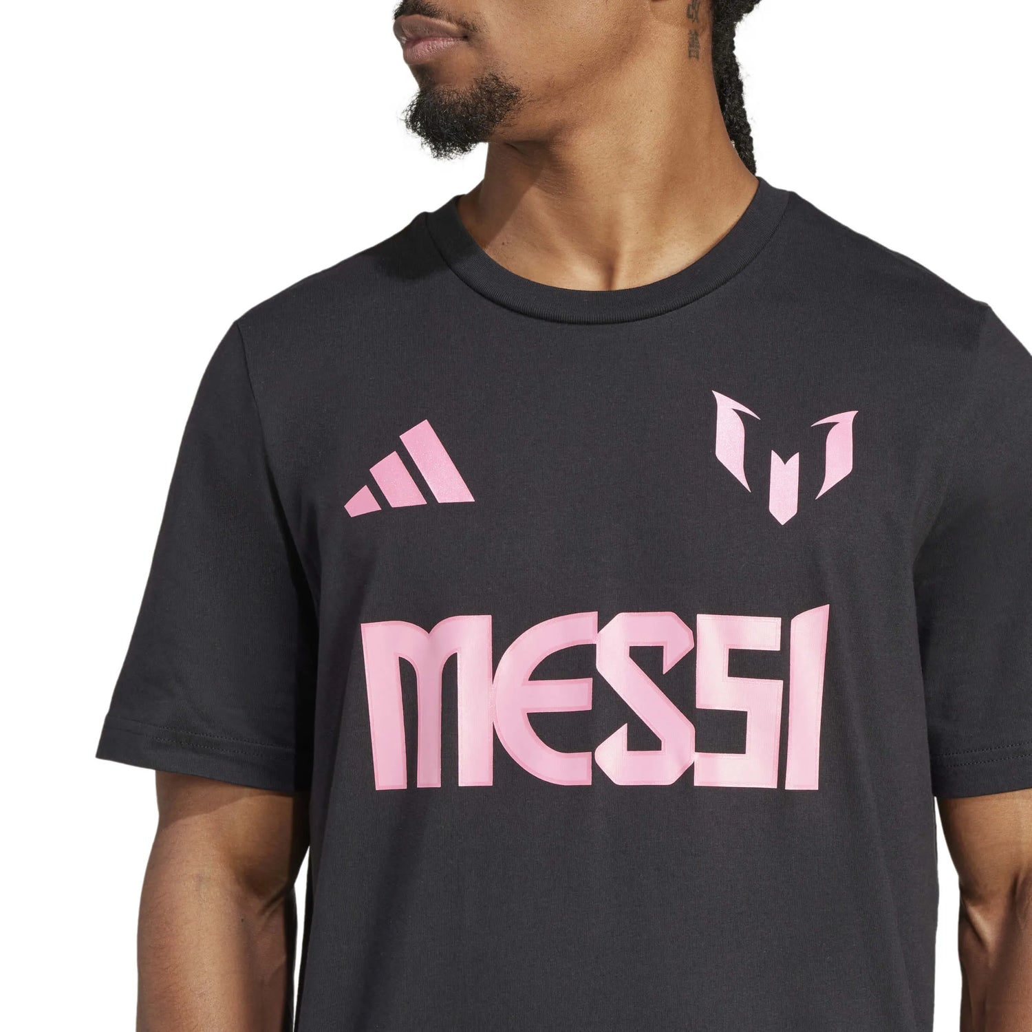 adidas 2025 Messi Men's Name and Number Tee (Detail 1)