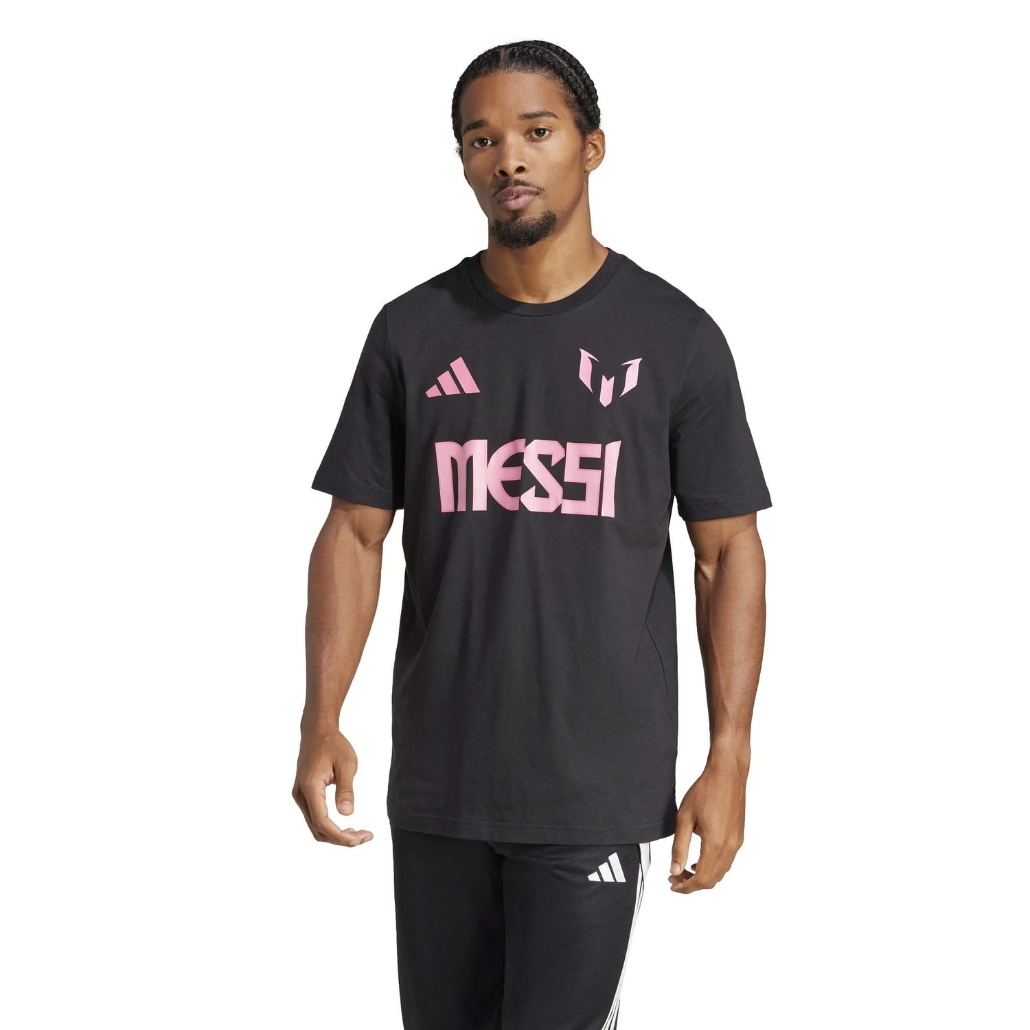 adidas 2025 Messi Men's Name and Number Tee (Model - Front)