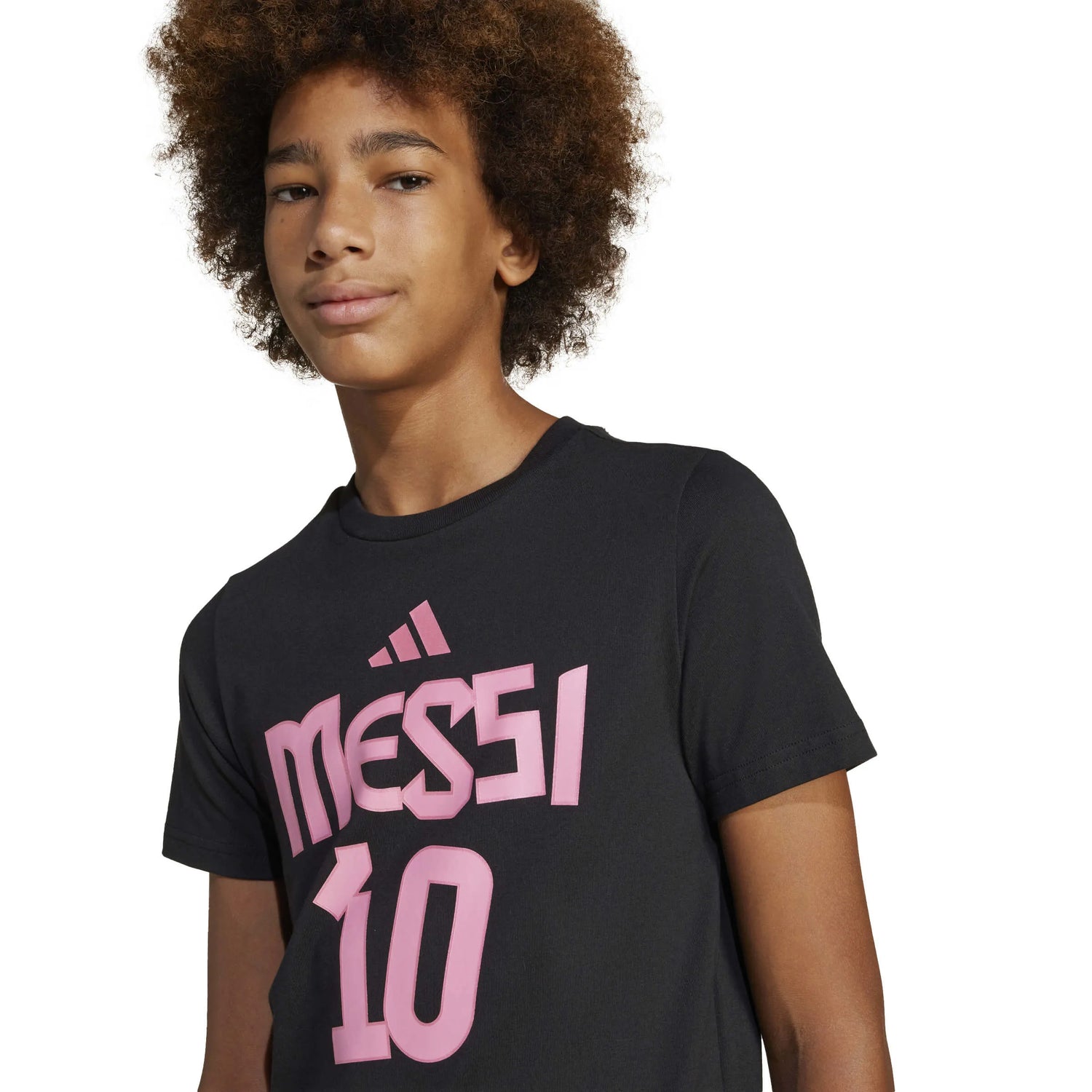 adidas 2025 Messi Youth Name and Number Tee (Detail 1)