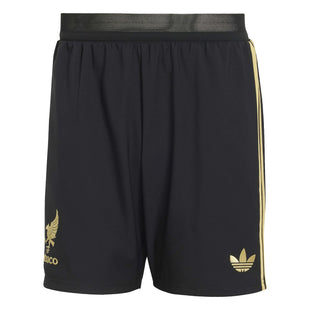 adidas 2025 Mexico Men's Gold Shorts (Front)