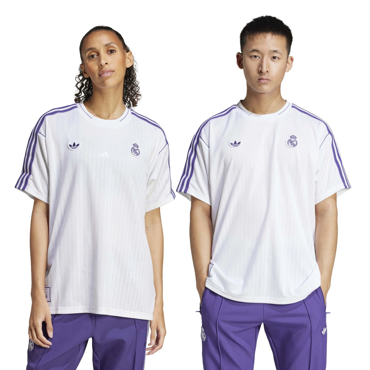 adidas 2025 Real Madrid Men's Icon Soccer Jersey (Models - Front)