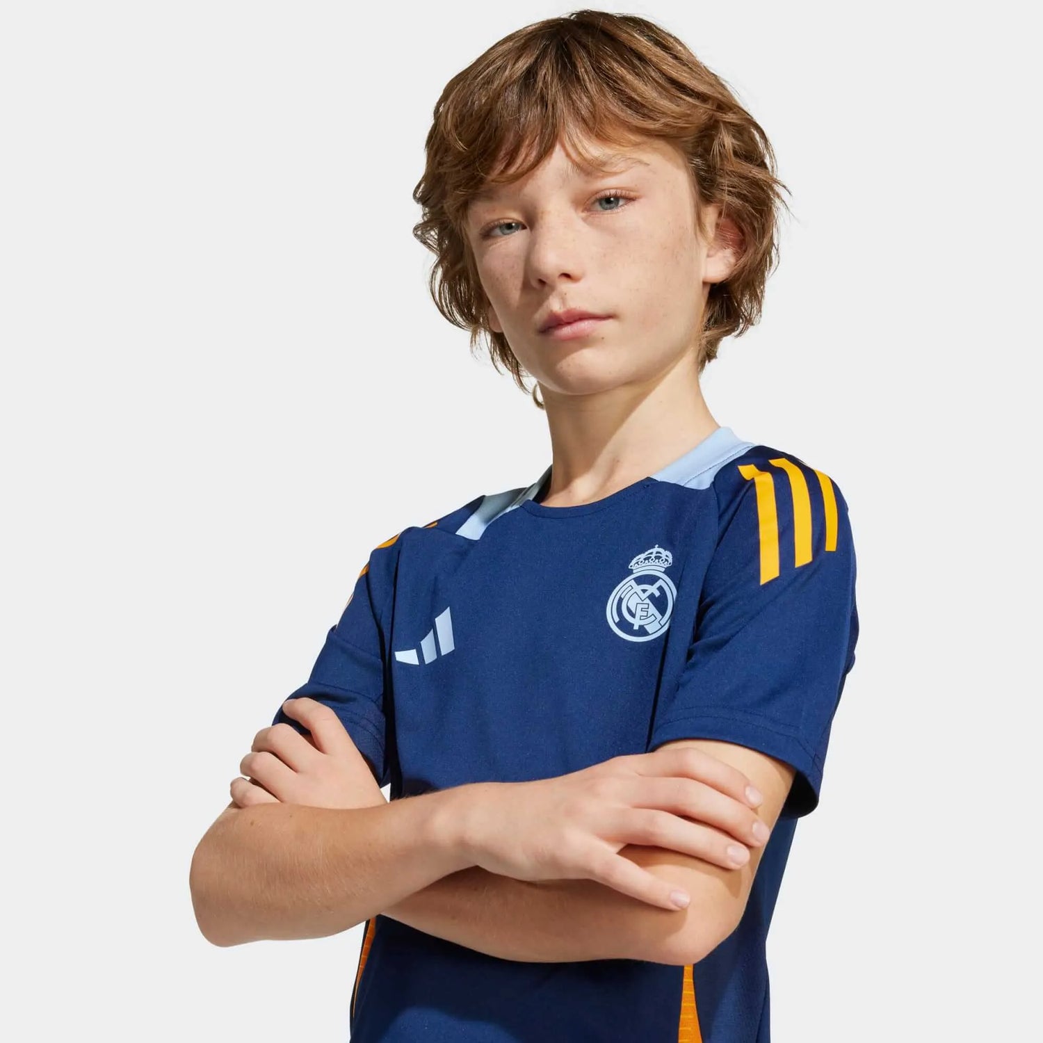 adidas 2025 Real Madrid Youth Training Jersey (Detail 1)