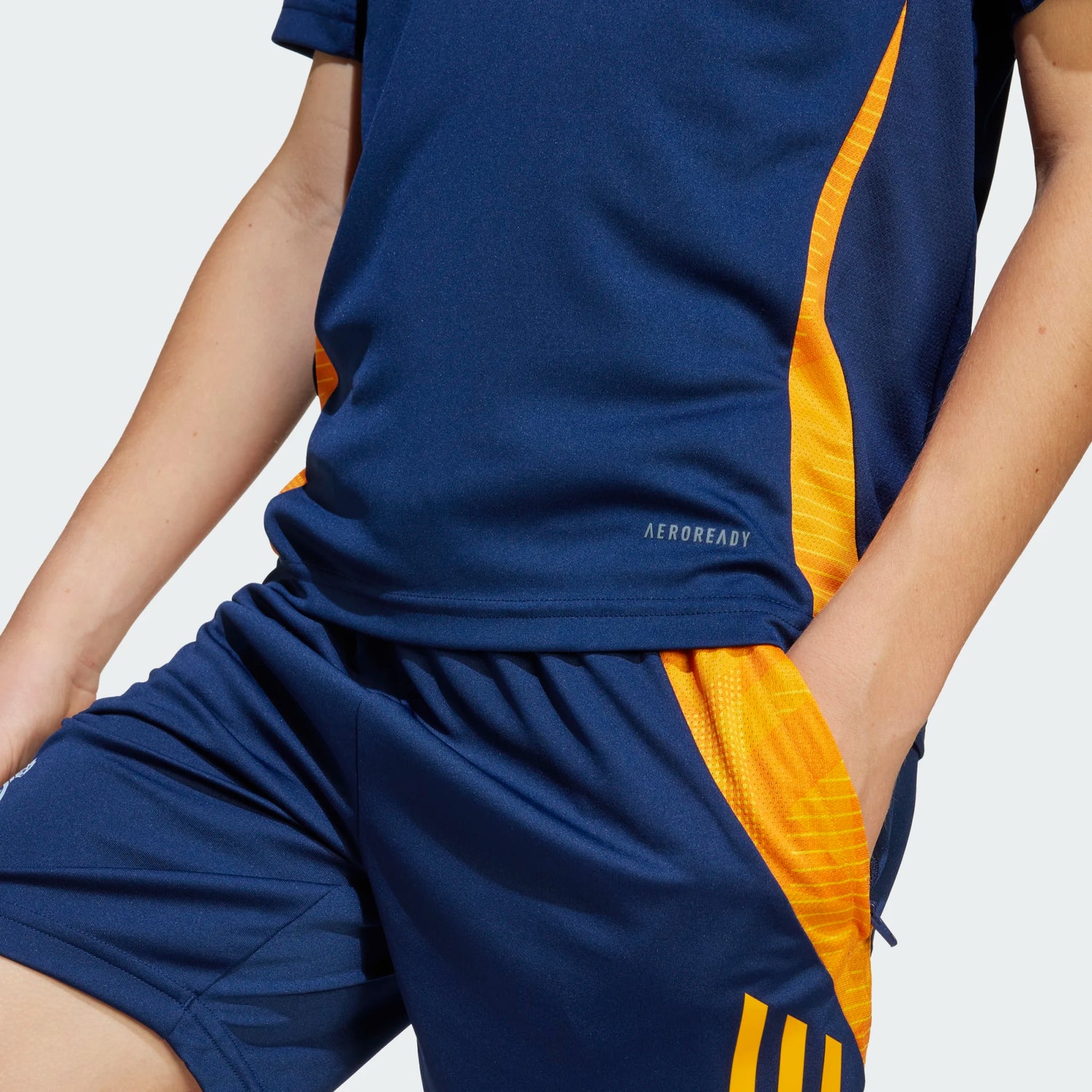 adidas 2025 Real Madrid Youth Training Jersey (Detail 2)