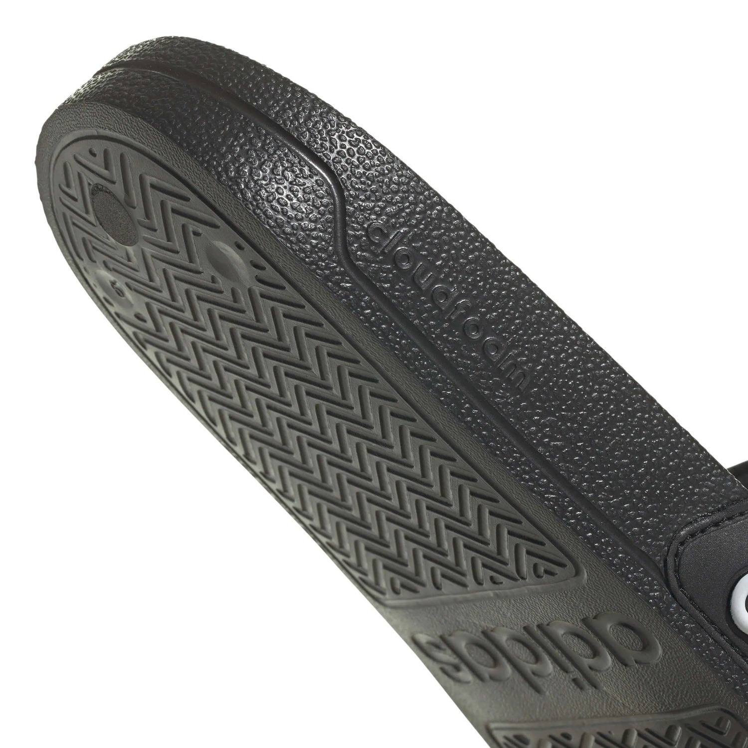 adidas Adilette Shower Slides Core Black - Cloud White - Core Black (Detail 2)