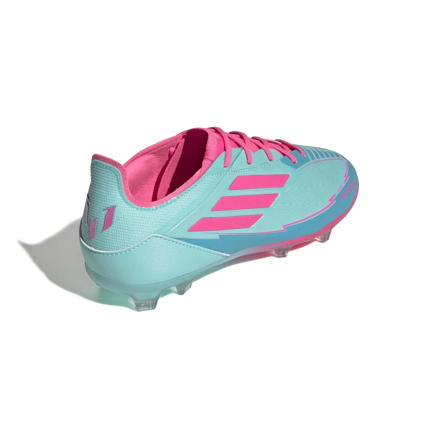 adidas JR F50 Elite Messi Firm Ground Soccer Cleats - MP2 Pack (SU25) (Lateral - Back)